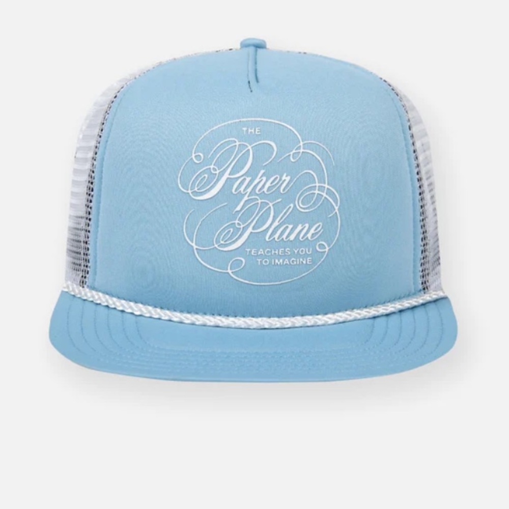 NEW PAPER PLANE SCRIPT TRUCKER HAT